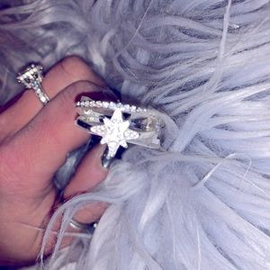 NWT Crystal Rings